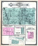 Hillsdale Township, Church's Corners, Shady Side Austin, Rothfuss Assembly Park, Hillsdale County 1916 Published by Standard Map Company